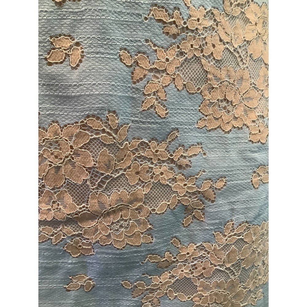 CC THE COUSIN TO COUTURE BLUE/ LACE NETTING BODYCON  MINI DRESS S JUNIOR NWOT - Picture 4 of 8